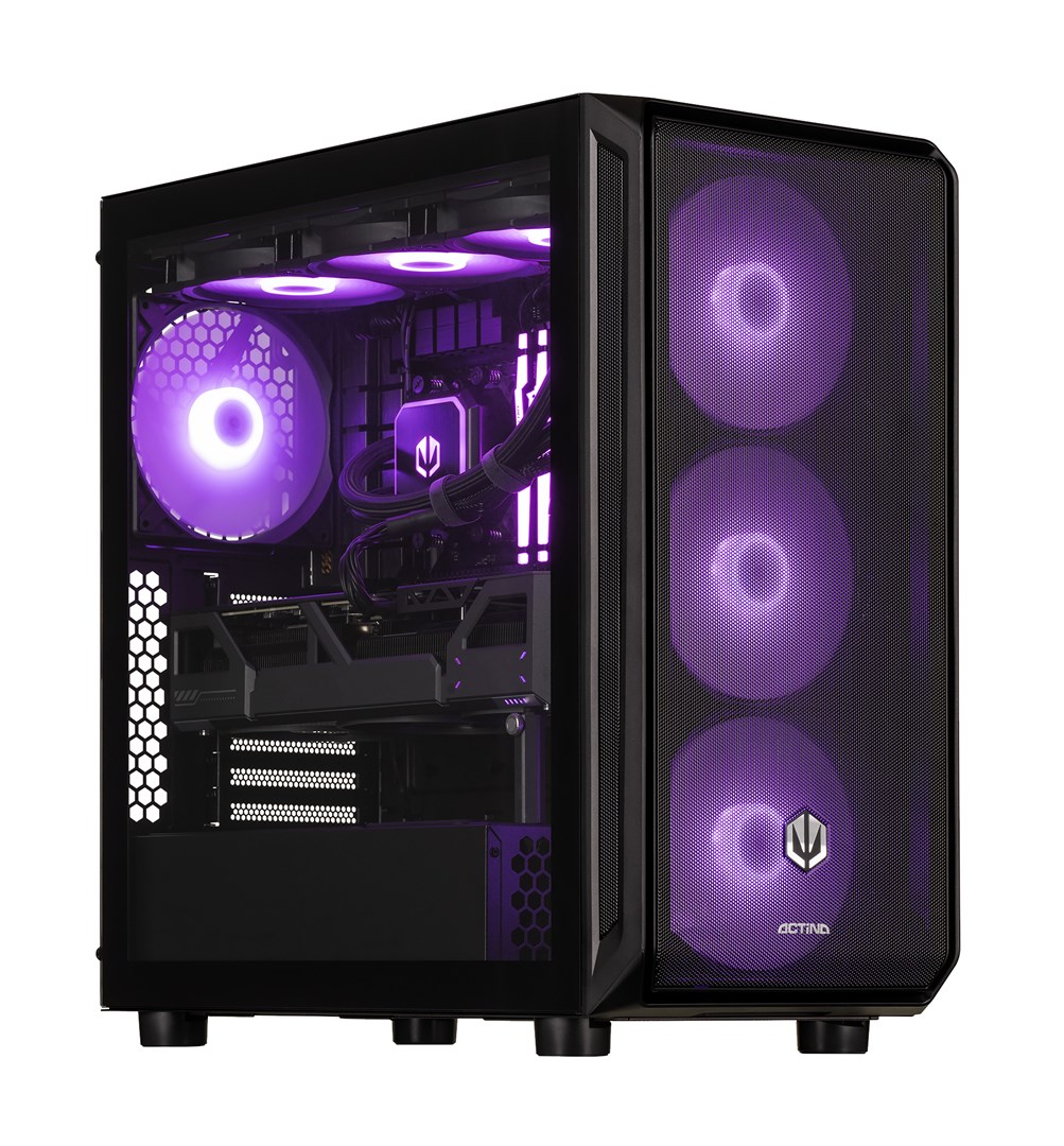 Actina PC AMD Ryzen™ 7 7800X3D 32 GB DDR5-SDRAM 2 TB SSD NVIDIA GeForce RTX 5070 Midi Tower Black KOMACNGIP0235