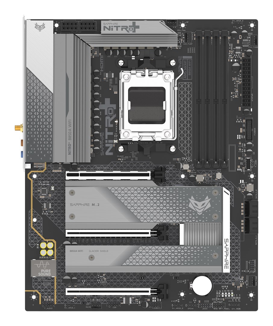 SAPPHIRE NITRO+ B850A WIFI7 Motherboard 52123-03-40G