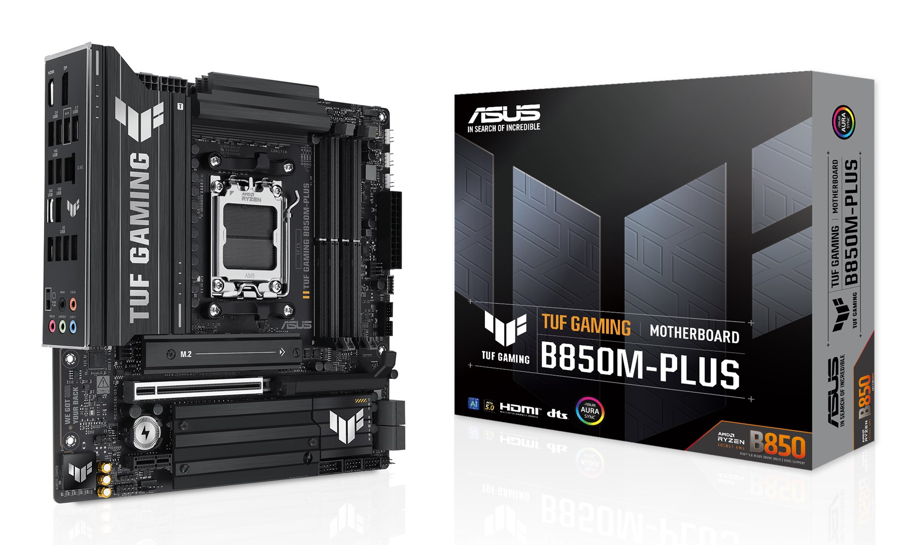 ASUS TUF GAMING B850M-PLUS Motherboard 90MB1IX0-M0EAY0