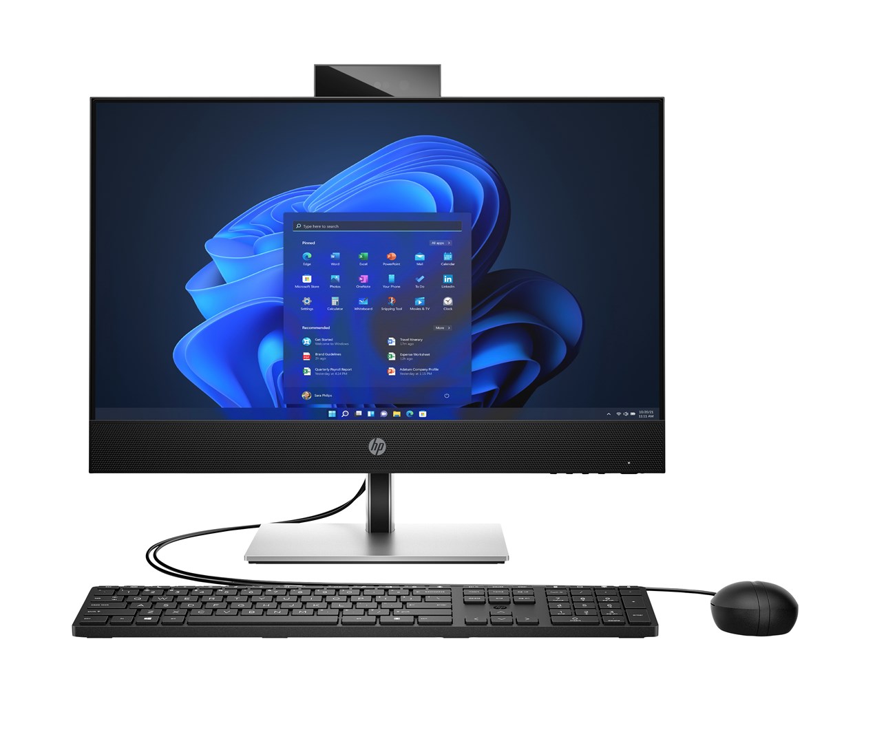 Hewlett-Packard All-in-one computer B6ZC0ET Black Intel® Core™ i5 i5-12500T 16 GB RAM 1920x1080 23.8 in 512 GB SSD