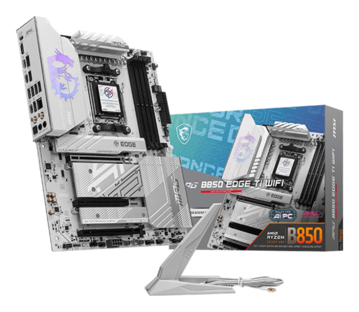 MSI MPG B850 EDGE TI WIFI Motherboard 7E62-001R
