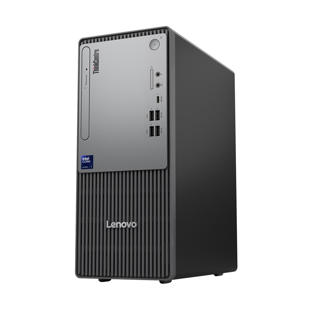Lenovo ThinkCentre neo 50t Gen 6 Intel Core Ultra 5 225 16 GB DDR5-SDRAM 512 GB SSD Windows 11 Pro Tower PC Black