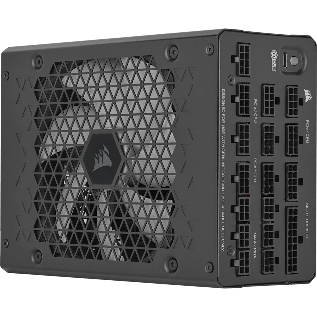 Corsair HX1200i (2025) PC power supply ATX 1200 W Black 80 PLUS Platinum