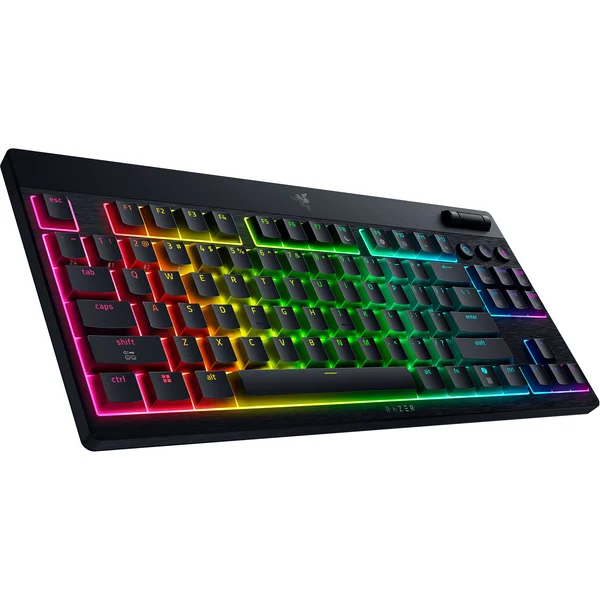 Razer BlackWidow V4 Low-Profile TKL HyperSpeed Gaming keyboard Black Wireless German (DE)