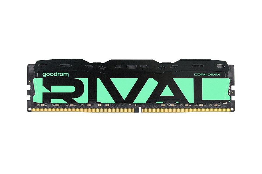 Goodram *DDR4 Rival Radiant 32GB (2*16)/3200 CL16 Green memory module 2 x 16 GB 3200 MT/s 288-pin DIMM GGRGD4-32L16A/32GDC