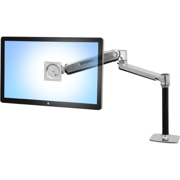 Ergotron LX HD Sitz-Steh-Tischmontage-LCD-Arm Monitor mount Silver/Black