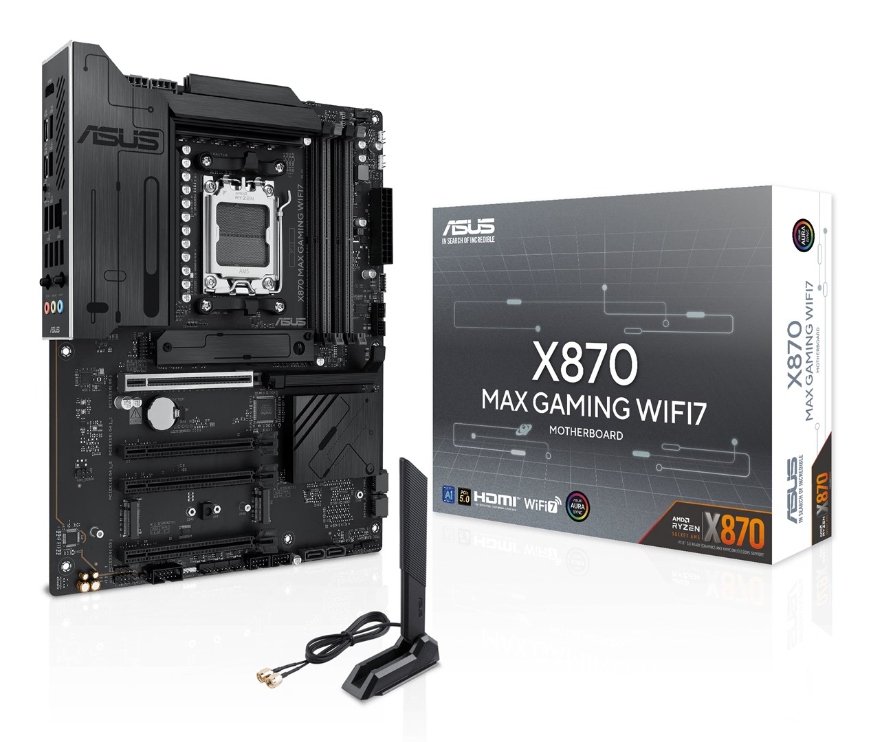 ASUS X870 MAX GAMING WIFI7 AMD X870 Socket AM5 ATX 90MB1LY0-M0EAY0