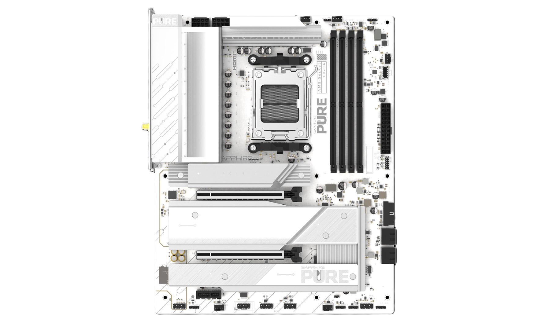 SAPPHIRE PURE X870A WIFI 7 Motherboard 52122-02-40G DDR5 AMD X870 AM5