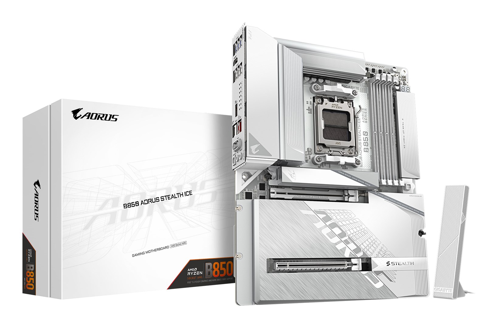 GIGABYTE B850 AORUS STEALTH ICE Motherboard B850 A STEALTH ICE