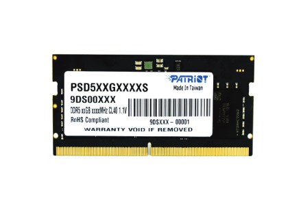 Patriot SO-DIMM 32 GB DDR5-4800 Memory module GB MHz 1-module 4800 MHz