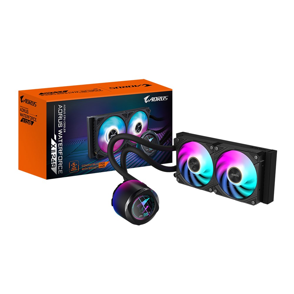 GIGABYTE AORUS WATERFORCE X II 240mm Liquid cooling system All-in-one liquid cooler