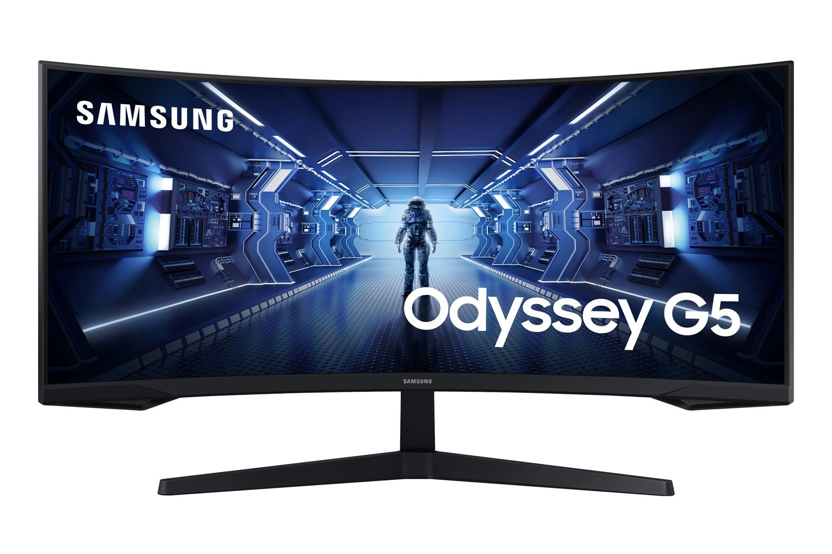 Samsung G55T computer monitor 86.4 cm (34") 3440 x 1440 pixels UltraWide Quad HD LED Black LC34G55TWWPXEN VA 165 Hz 3440x1440