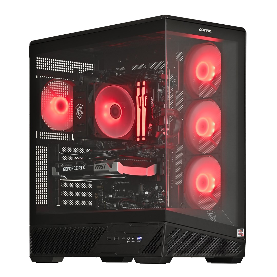 Actina PC AMD Ryzen™ 5 7500X3D 32 GB DDR5-SDRAM 1 TB SSD NVIDIA GeForce RTX 5060 Ti Midi Tower Black KOMACNGIP0615