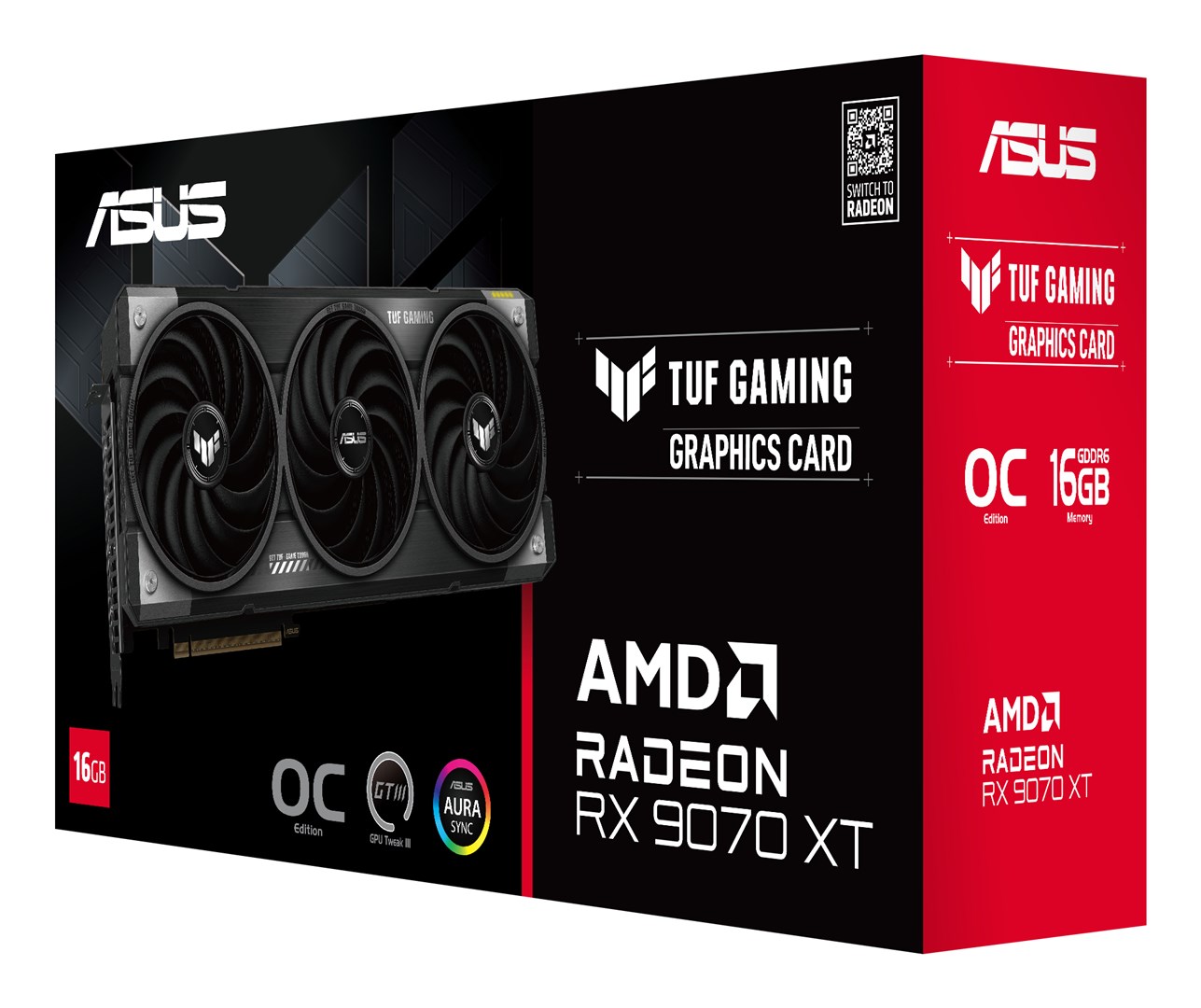 ASUS TUF Gaming TUF-RX9070XT-O16G-GAMING AMD Radeon RX 9070 XT 16 GB GDDR6 90YV0L70-M0NA00