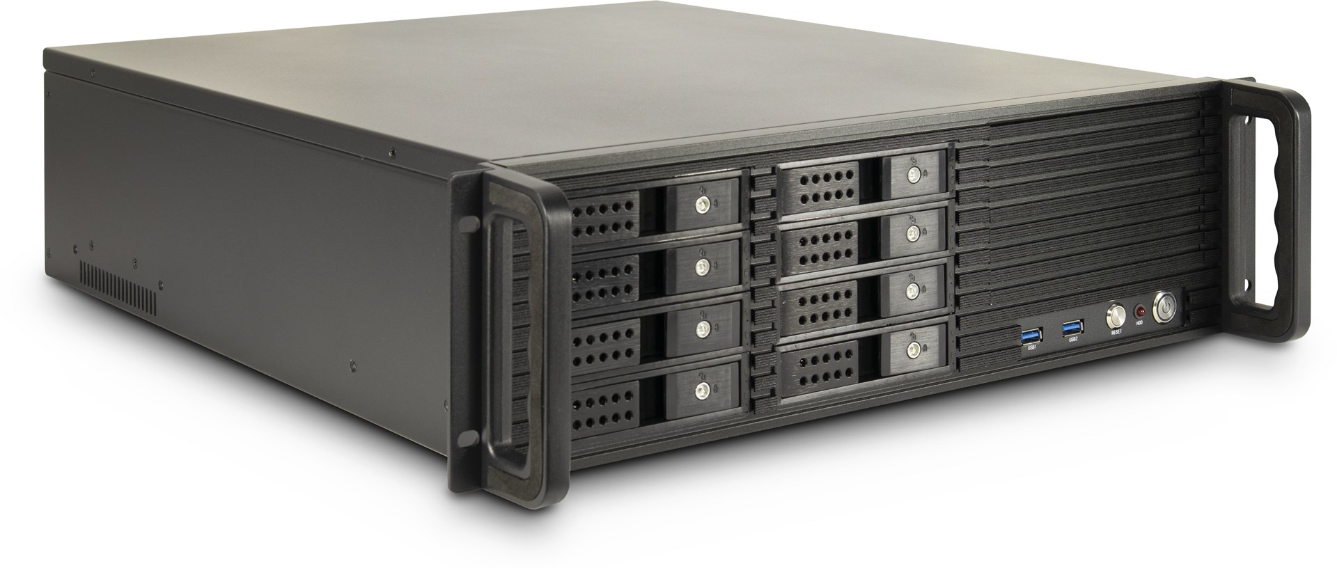 Inter-Tech IPC 3U-3508 Server computer case Black ATX