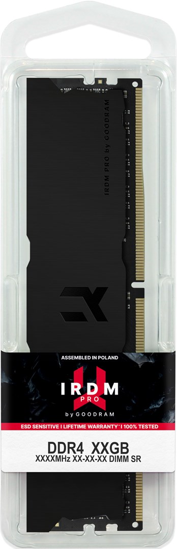 Goodram IRP-K3600D4V64L18/64GDC IRDM DEEP BLACK memory module 64 GB 2 x 32 GB DDR4 DIMM 3600 MHz