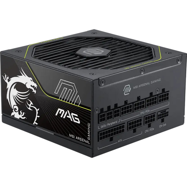 MSI MAG A1000PLS PCIE5 1000W PC power supply 306-7ZPNY11-CE0