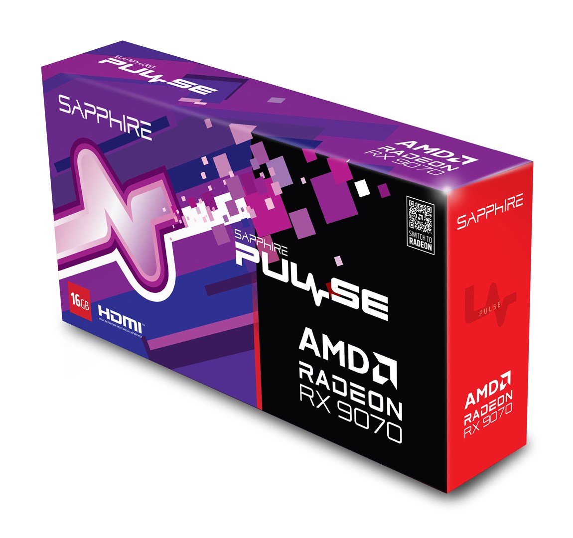 Sapphire PULSE Radeon RX 9070 AMD 16 GB GDDR6 11349-03-20G