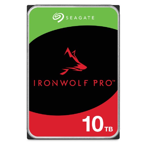 Seagate IronWolf Pro internal hard drive 10 TB 256 MB 3.5" Serial ATA III (ST10000NT001)