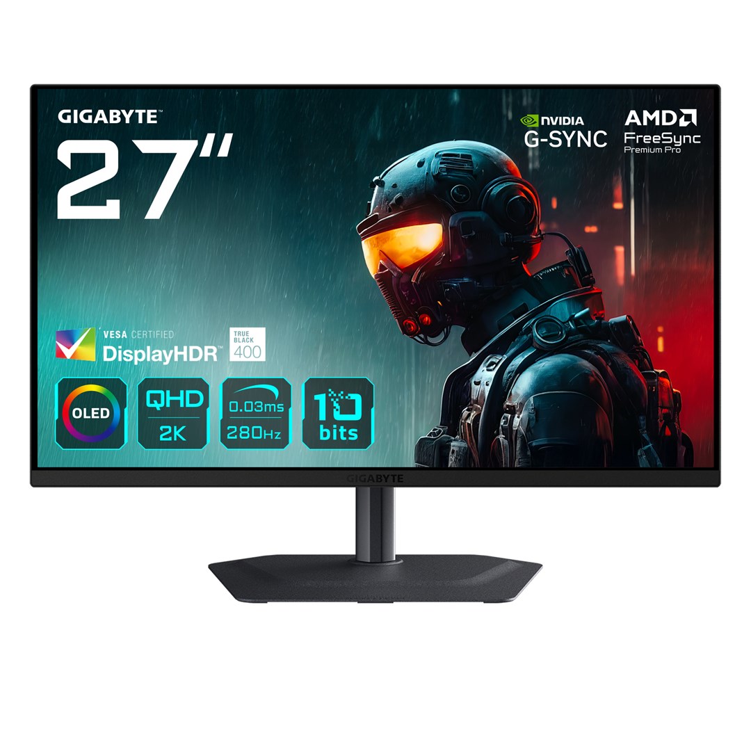 GIGABYTE MO27Q2A QD-OLED Gaming monitor MO27Q2A EK