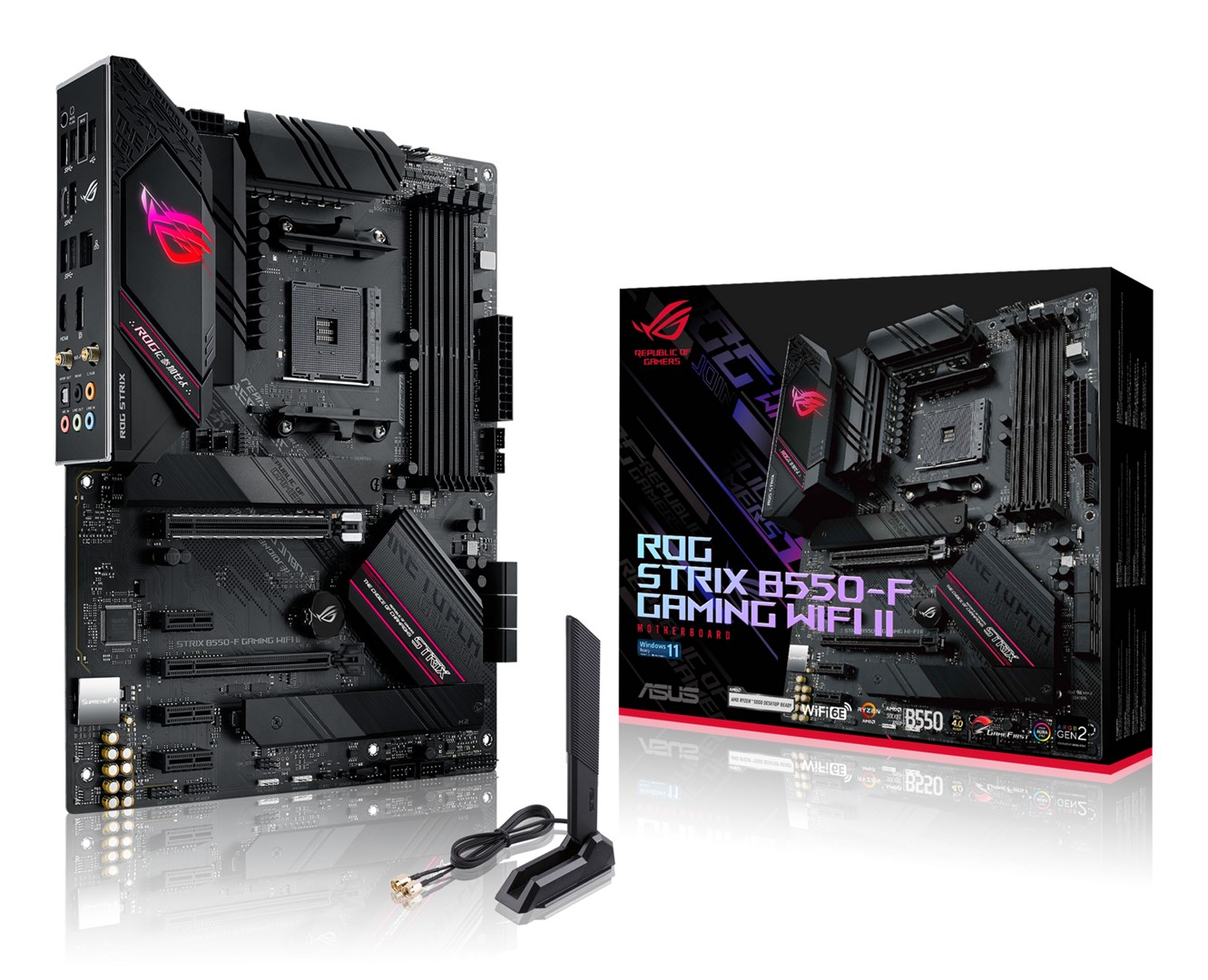 ASUS ROG STRIX B550-F GAMING WIFI II AMD B550 Socket AM4 ATX 90MB19V0-M0EAY0 DDR4