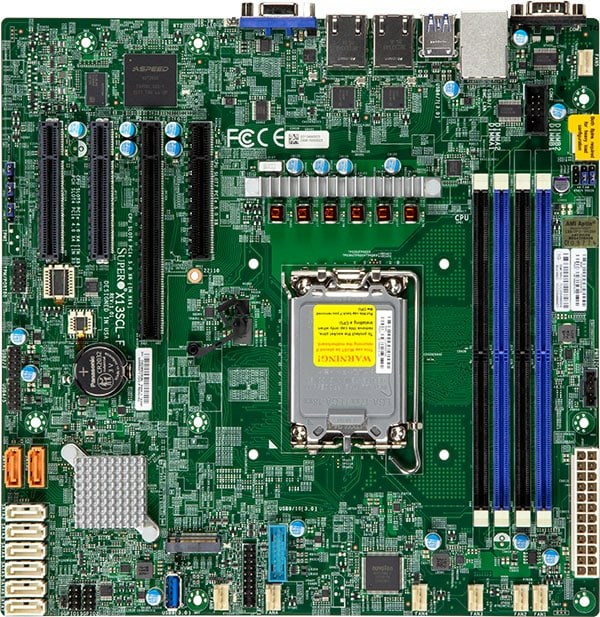 Supermicro X13SCL-F-B Bulk Intel C262 LGA 1700 micro ATX MBD-X13SCL-F-B DDR5