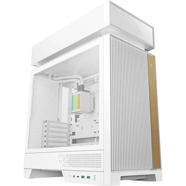 DeepCool CL6600 WH Computer case White / Wood ATX
