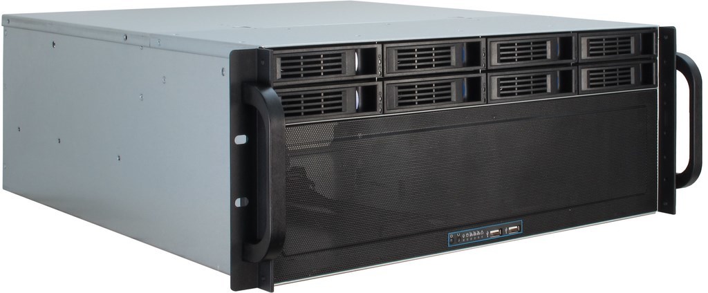 Inter-Tech 4U 4408 Server computer case Black E-ATX