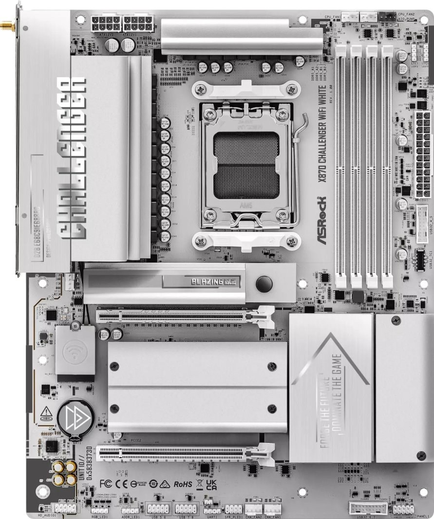 Asrock X870 CHALLENGER WIFI WHITE Motherboard