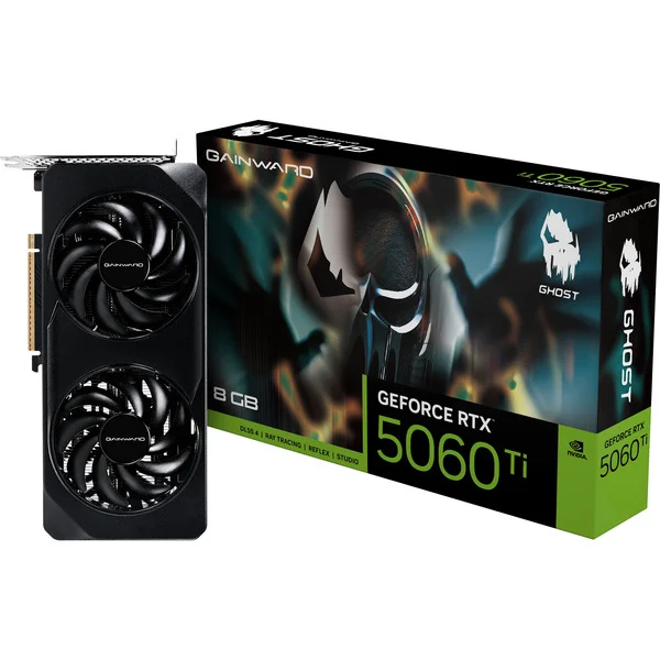 Gainward GeForce RTX 5060 Ti Ghost 8GB Graphics card NVIDIA GeForce RTX 5060 Ti GDDR7 8