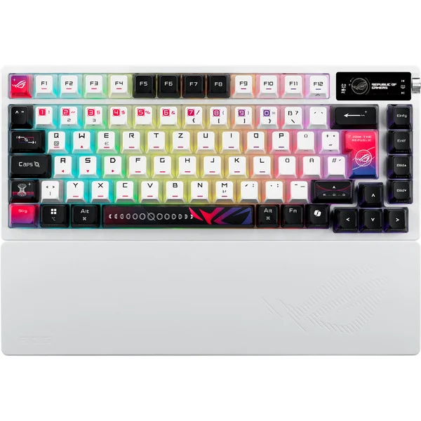 ASUS ROG Azoth X Gaming keyboard White Wireless German (DE)