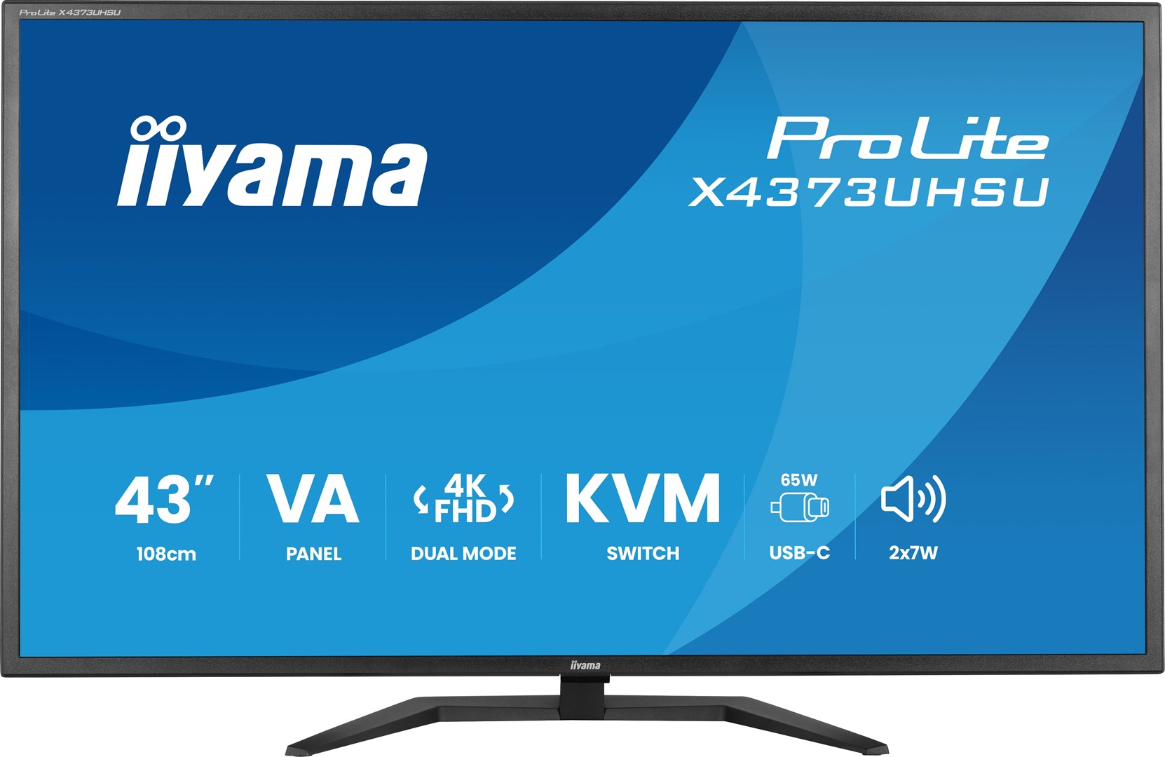 iiyama ProLite X4373UHSU-B2 LED monitor