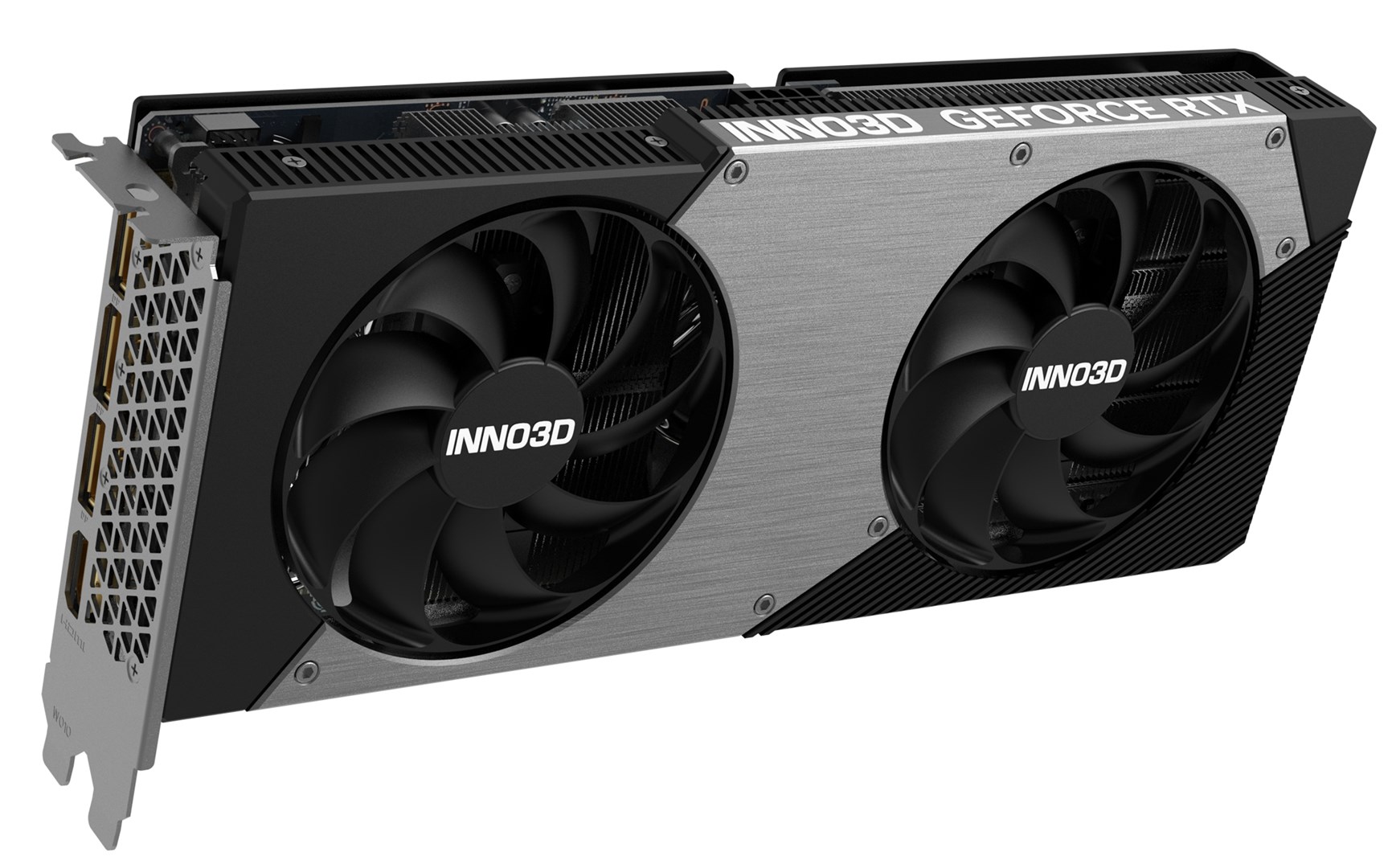 INNO3D GeForce RTX 5060 Ti TWIN X2 NVIDIA 8 GB GDDR7 N506T2-08D7-193075N Black, Grey