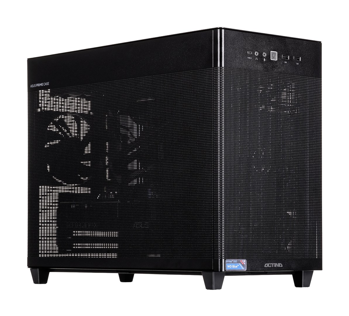 Actina PC AMD Ryzen™ 5 9600X 32 GB DDR5-SDRAM 1 TB SSD NVIDIA GeForce RTX 5070 Mini Tower Black KOMACNGIP0491