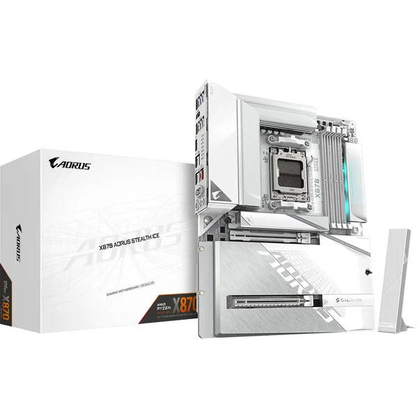 GIGABYTE X870 AORUS STEALTH ICE Motherboard X870 A STEALTH ICE
