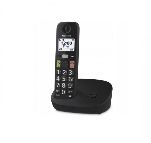 Panasonic KX-TGU110FXB cordless telephone KX-TGU 110 FXB Cordless landline phone