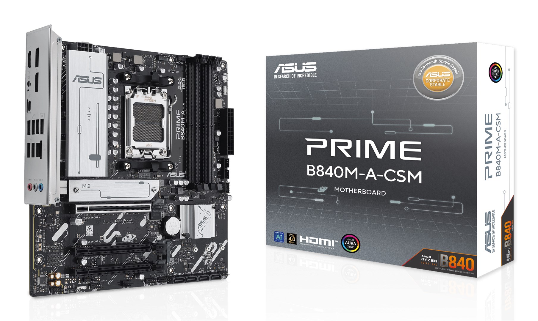 ASUS PRIME B840M-A-CSM Motherboard 90MB1J10-M0EAYC