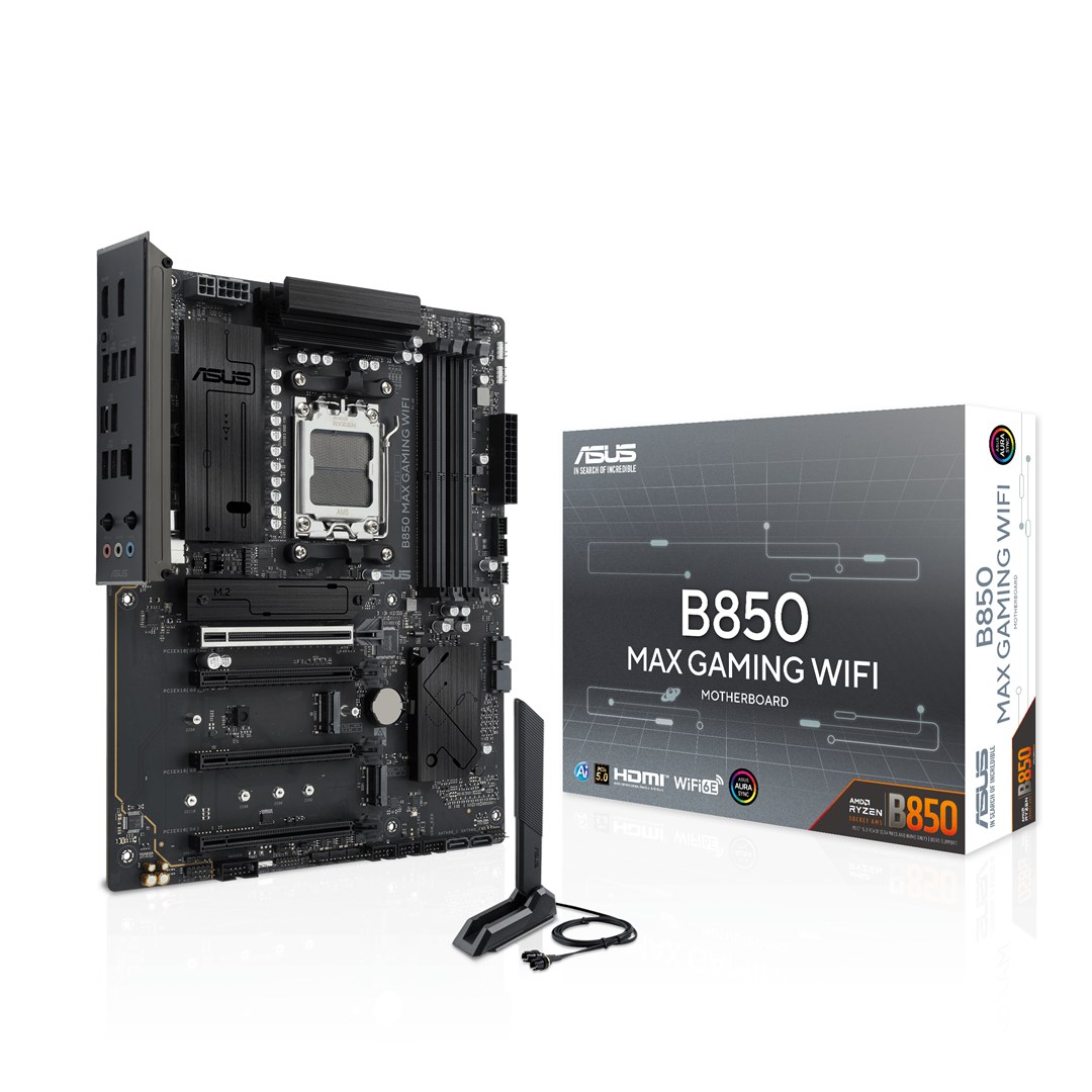 ASUS B850 MAX GAMING WIFI AMD B850 Socket AM5 ATX 90MB1PR0-M0EAY0 DDR5