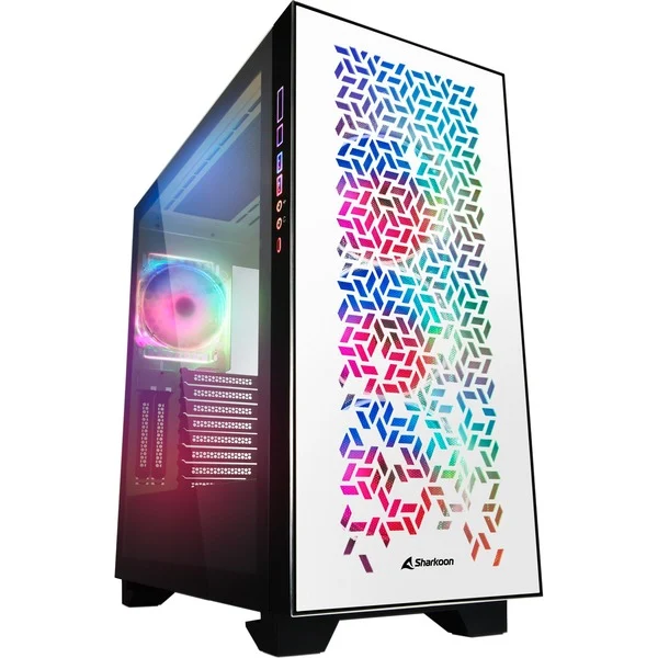 Sharkoon ELITE SHARK CA300H Full tower computer case White E-ATX