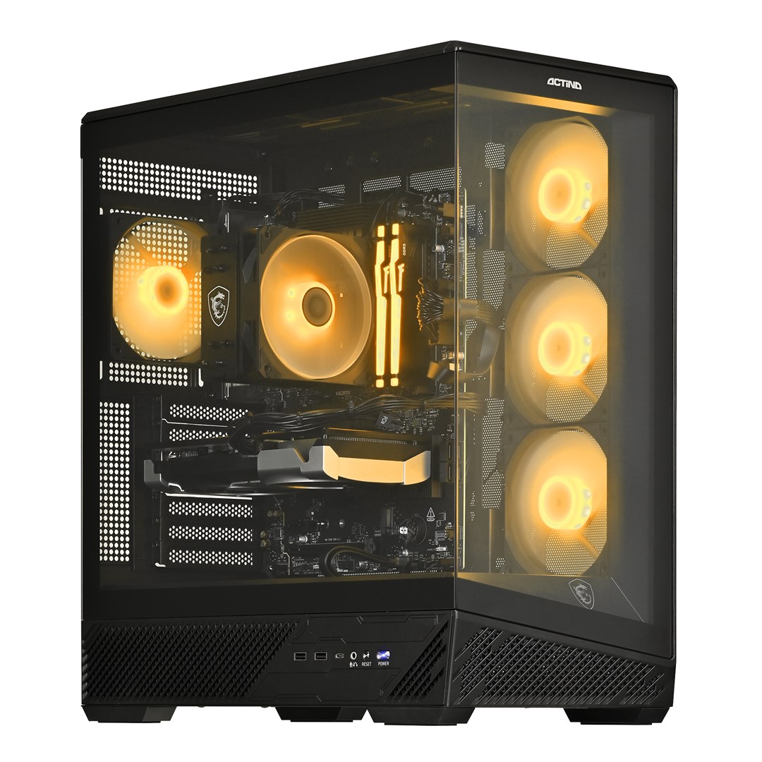 Actina PC Intel Core Ultra 5 245KF 16 GB DDR5-SDRAM 1 TB SSD NVIDIA GeForce RTX 5060 Midi Tower Black KOMACNGIP0621