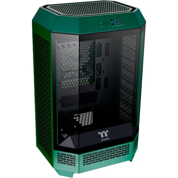 Thermaltake The Tower 300 Racing Green Computer case Dark green Mini ITX / Micro ATX
