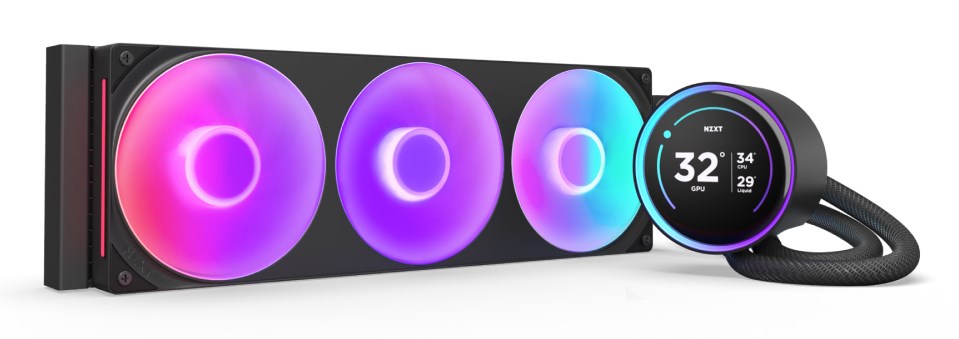 NZXT Kraken Elite 360 RGB 360 mm Liquid cooling system RL-KR36E-B2 All-in-one liquid cooler