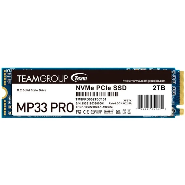 Team Group MP33 PRO 2 TB SSD 2048 GB PRO M.2 PCIe 3.0 x4