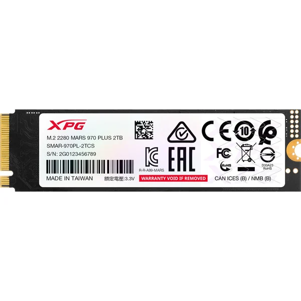 ADATA MARS 970 PLUS 2.0 TB SSD 2048 GB PLUS M.2 PCIe 5.0 x4