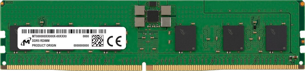 Micron 16GB DDR5-5600 RDIMM 1Rx8 CL46 MTC10F1084S1RC56BR DIMM 5600 MHz 1
