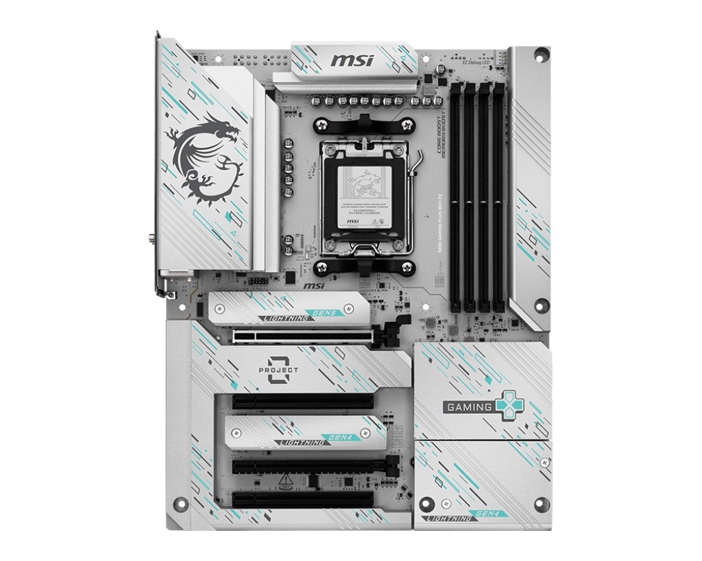 MSI B850 GAMING PLUS WIFI PZ Motherboard 7E75-001R