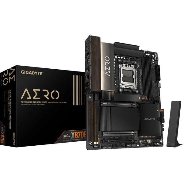 GIGABYTE X870E AERO X3D DARK WOOD Motherboard